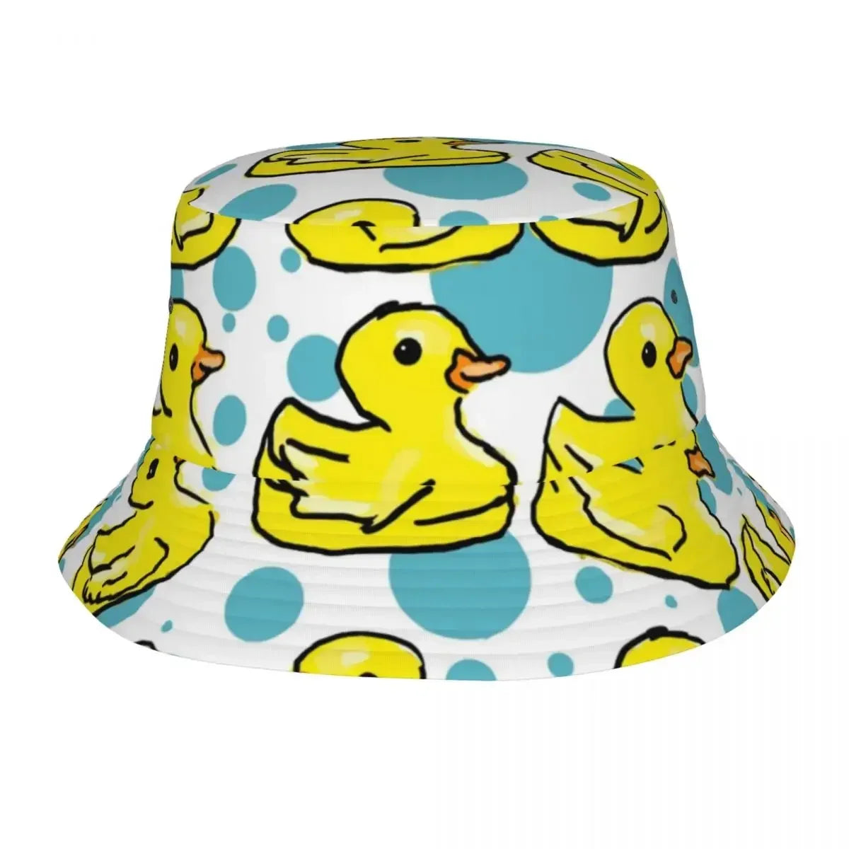 Yellow Classic Rubber Duck Bucket Hats Panama For Kids Bob Hats Outdoor Fashion Fisherman Hats For Summer Fishing Unisex Caps