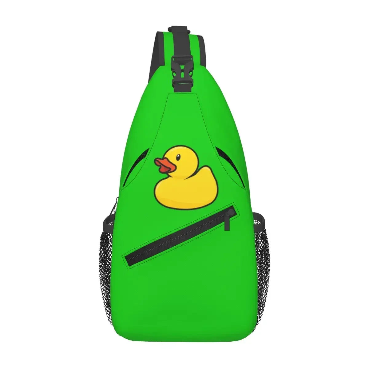 Yellow Classic Rubber Duck Chest Bag Men Sling Crossbody Backpack Chest Bag Traveling Hiking Daypack Shoulder Bag