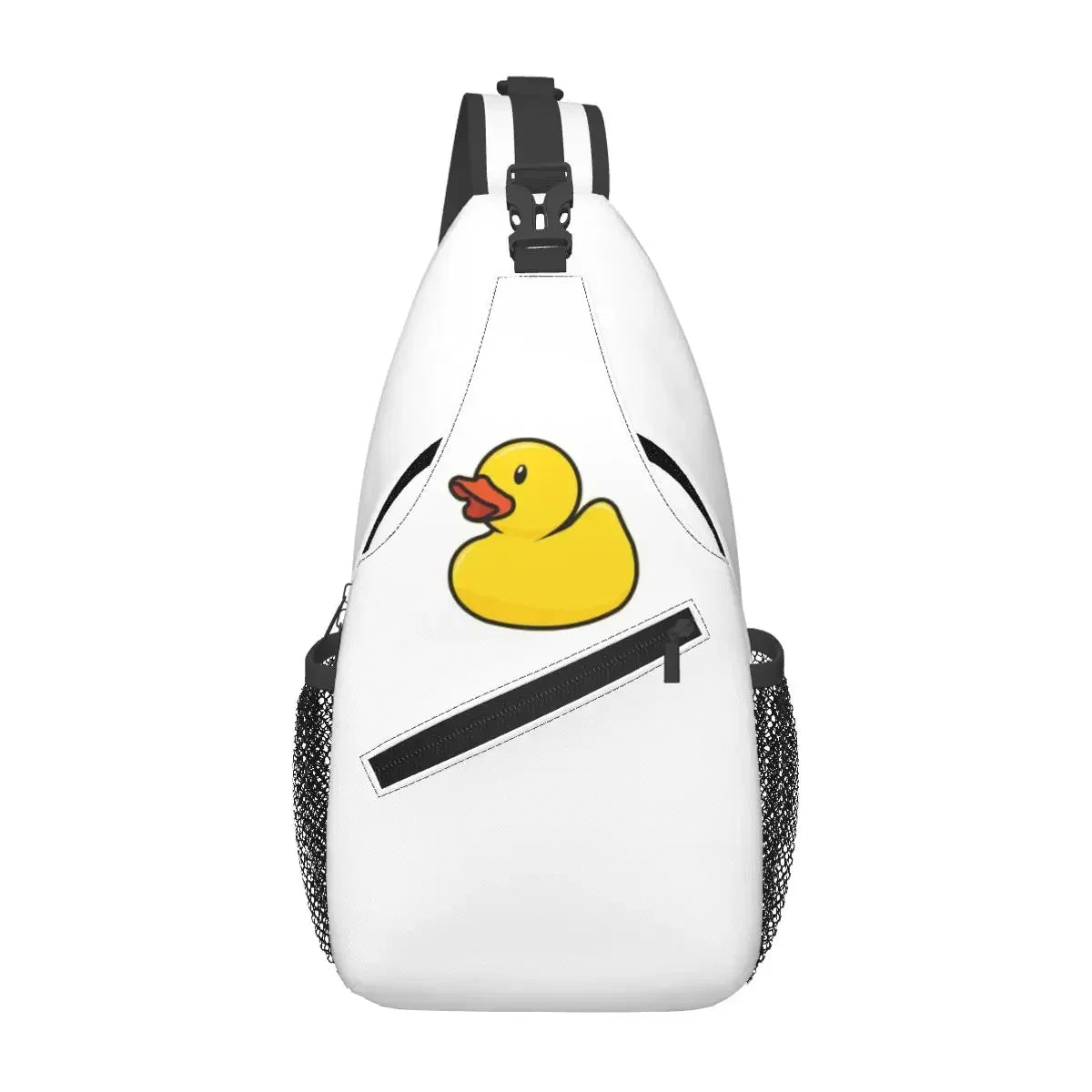 Yellow Classic Rubber Duck Chest Bag Men Sling Crossbody Backpack Chest Bag Traveling Hiking Daypack Shoulder Bag