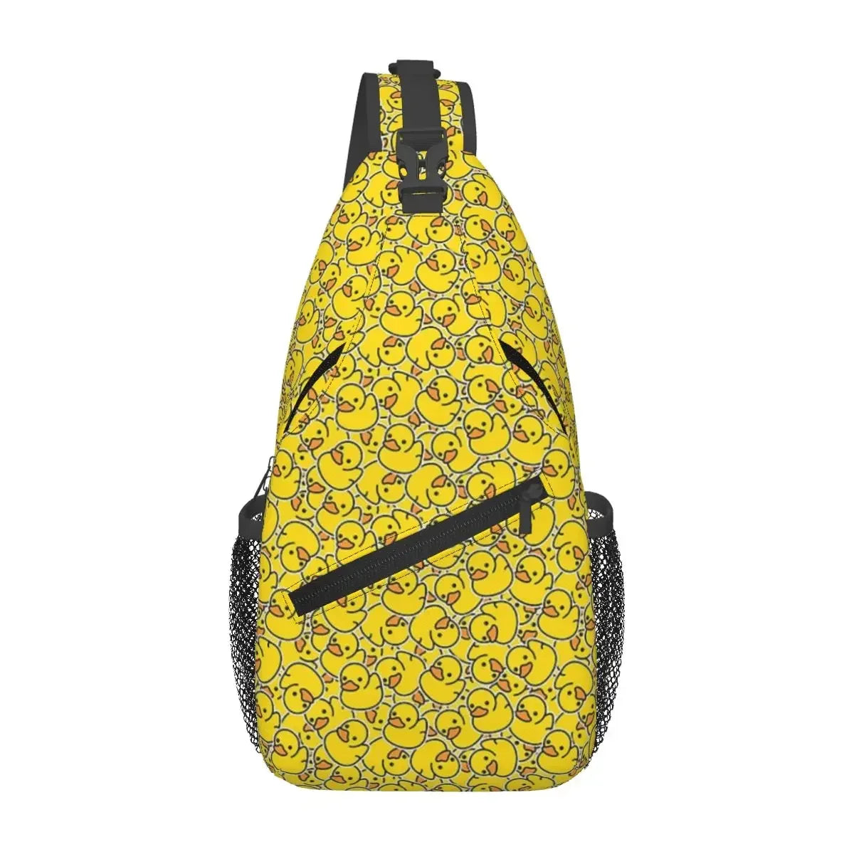 Yellow Classic Rubber Duck Chest Bag Men Sling Crossbody Backpack Chest Bag Traveling Hiking Daypack Shoulder Bag
