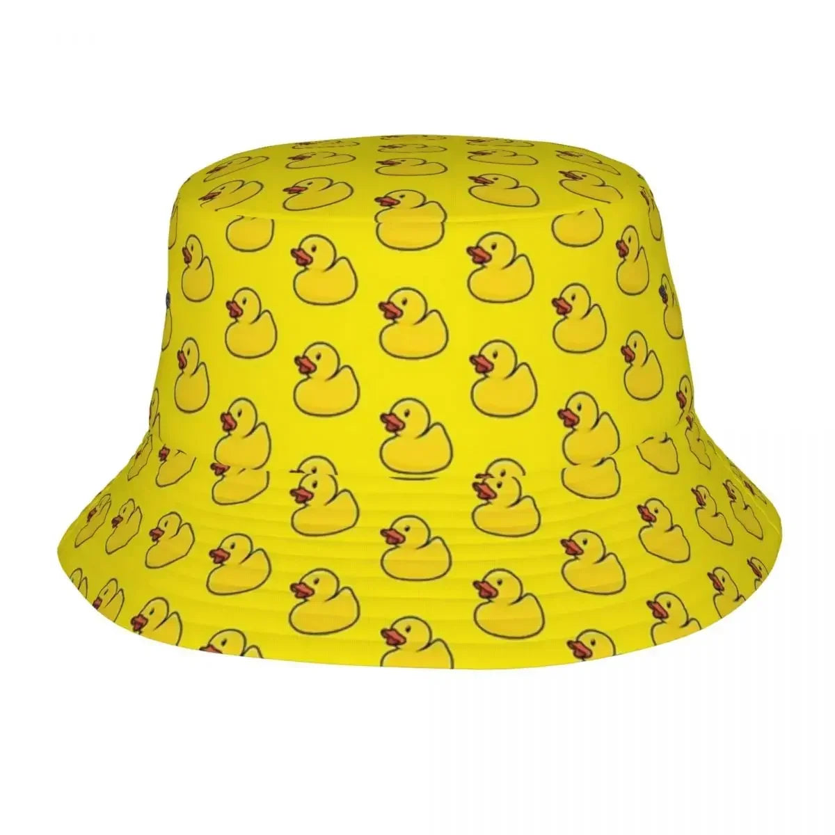 Yellow Classic Rubber Duck Bucket Hats Panama For Kids Bob Hats Outdoor Fashion Fisherman Hats For Summer Fishing Unisex Caps