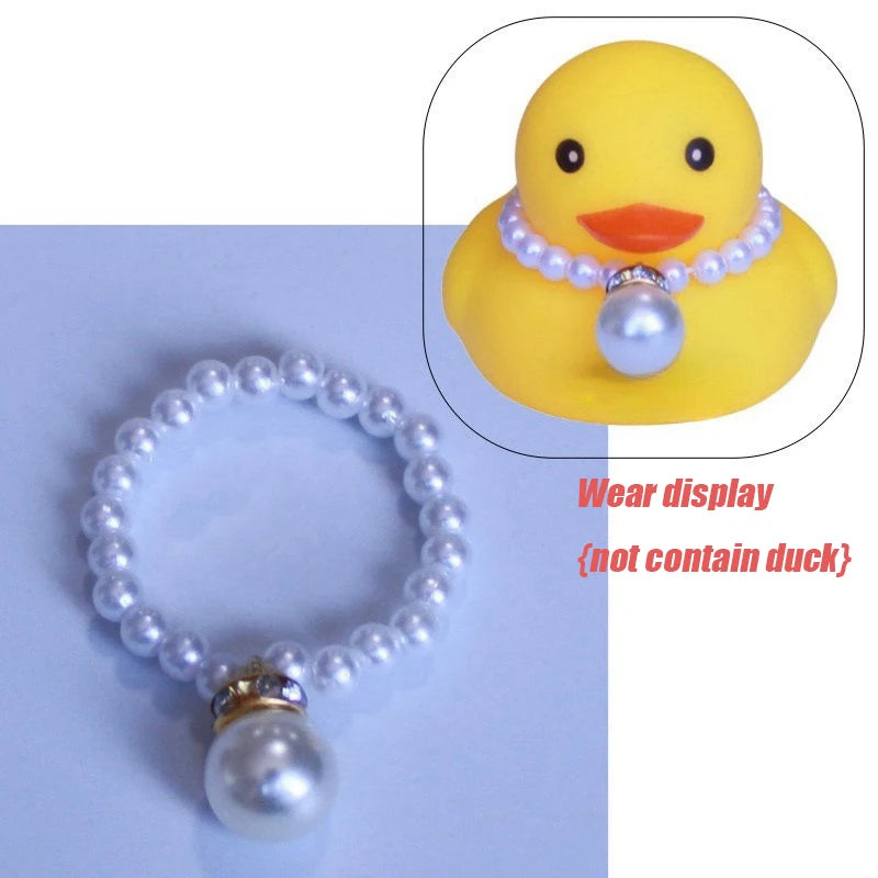 10 Pcs Rubber Duck Accessories Mini Dolls Accessories Bulk Miniature Accessories for Mini Rubber Duck Doll Duck Accessories Toy
