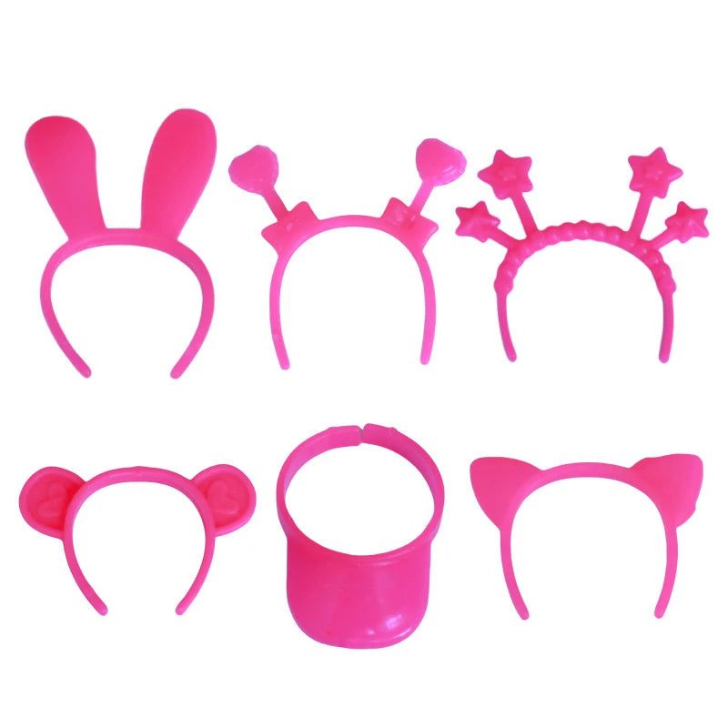 10 Pcs Rubber Duck Accessories Mini Dolls Accessories Bulk Miniature Accessories for Mini Rubber Duck Doll Duck Accessories Toy