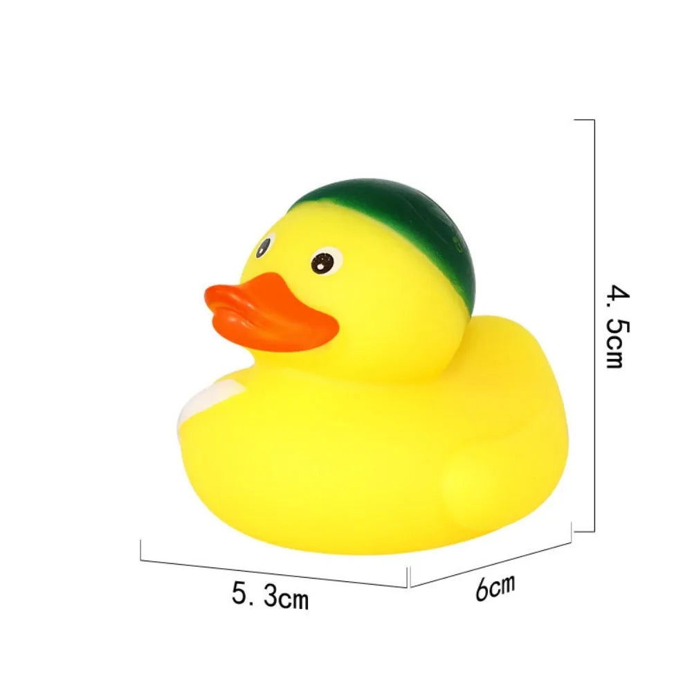Kids Little Yellow Duck Toddler Toys Squeeze Sound Rubber Bath Toy Cute Water Toys Swimming Summer Outdoor Sport Accessories
