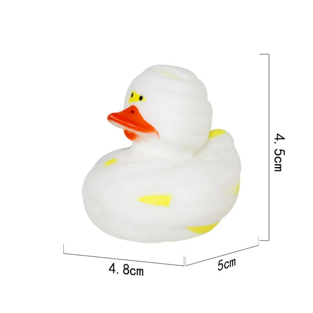 Kids Little Yellow Duck Toddler Toys Squeeze Sound Rubber Bath Toy Cute Water Toys Swimming Summer Outdoor Sport Accessories