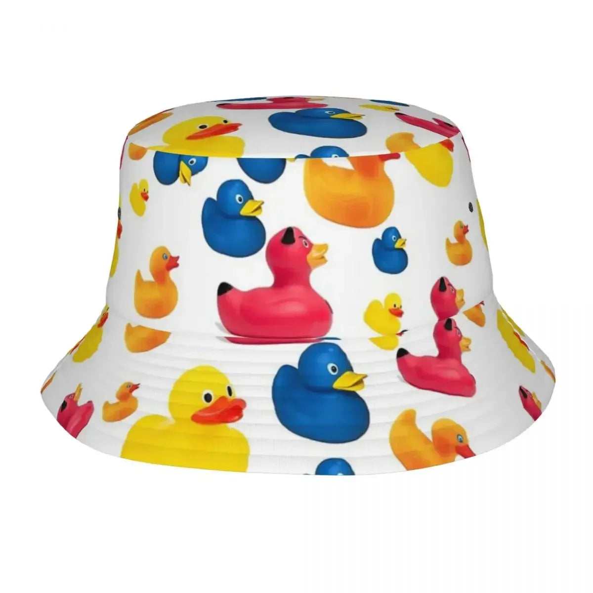 Yellow Classic Rubber Duck Bucket Hats Panama For Kids Bob Hats Outdoor Fashion Fisherman Hats For Summer Fishing Unisex Caps