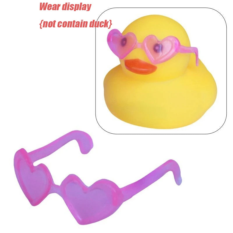 10 Pcs Rubber Duck Accessories Mini Dolls Accessories Bulk Miniature Accessories for Mini Rubber Duck Doll Duck Accessories Toy