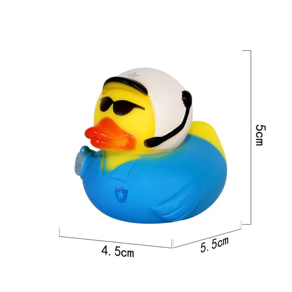 Kids Little Yellow Duck Toddler Toys Squeeze Sound Rubber Bath Toy Cute Water Toys Swimming Summer Outdoor Sport Accessories