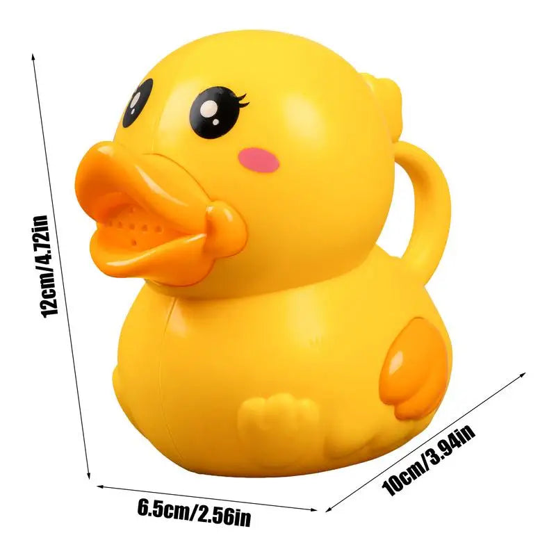 Watering Can for Kids Toy Watering Can Yellow Duck Container Bucket Tool Pitcher for Gardening Flower Yard Outdoor Beach