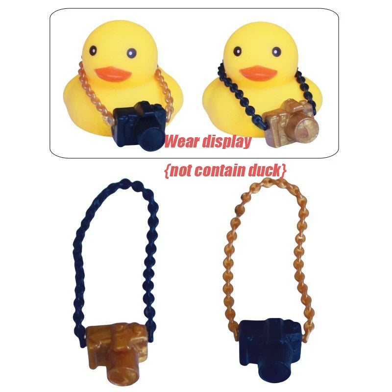 10 Pcs Rubber Duck Accessories Mini Dolls Accessories Bulk Miniature Accessories for Mini Rubber Duck Doll Duck Accessories Toy