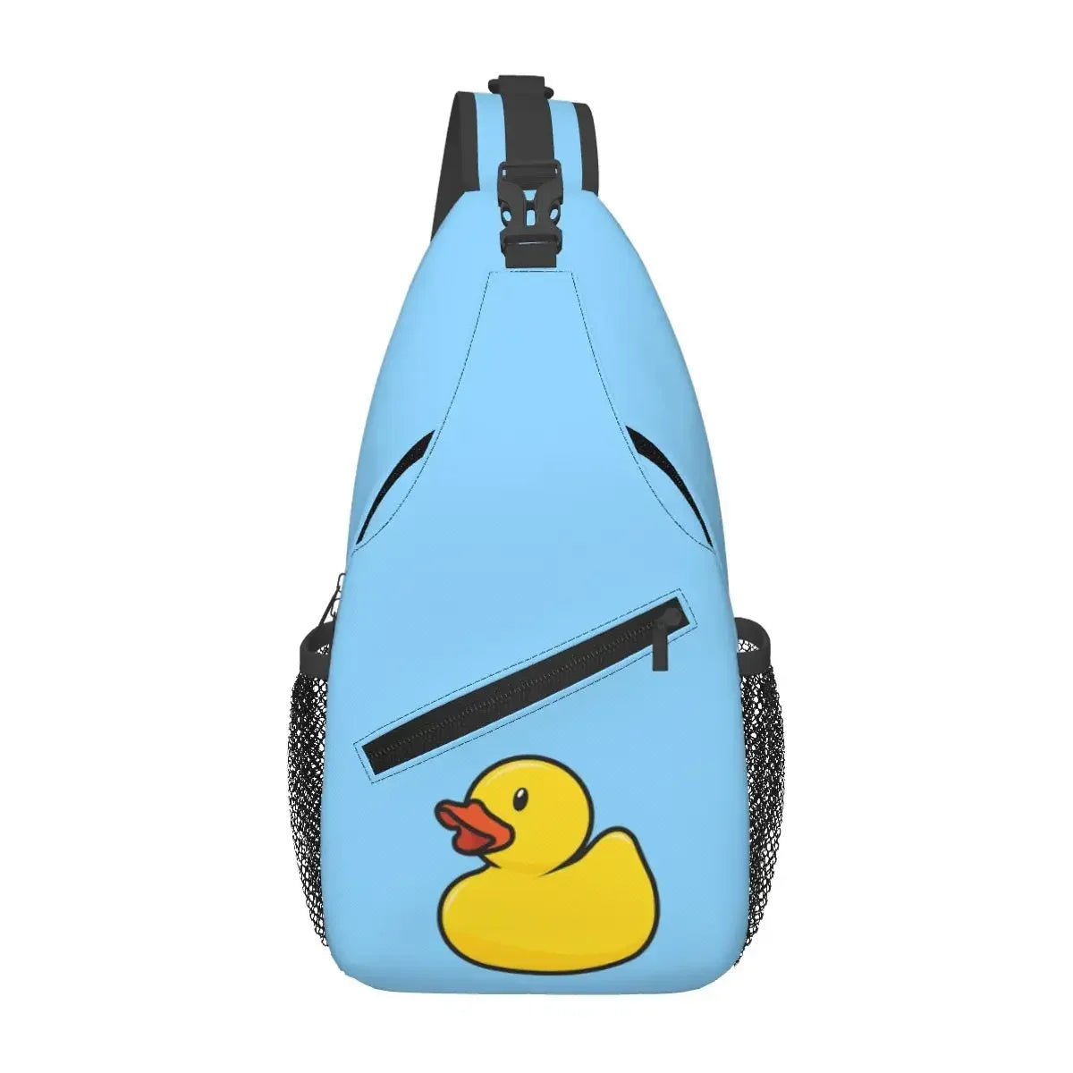 Yellow Classic Rubber Duck Chest Bag Men Sling Crossbody Backpack Chest Bag Traveling Hiking Daypack Shoulder Bag