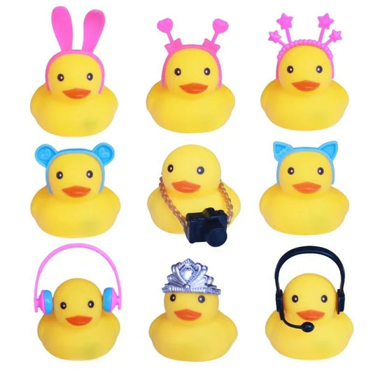 10 Pcs Rubber Duck Accessories Mini Dolls Accessories Bulk Miniature Accessories for Mini Rubber Duck Doll Duck Accessories Toy