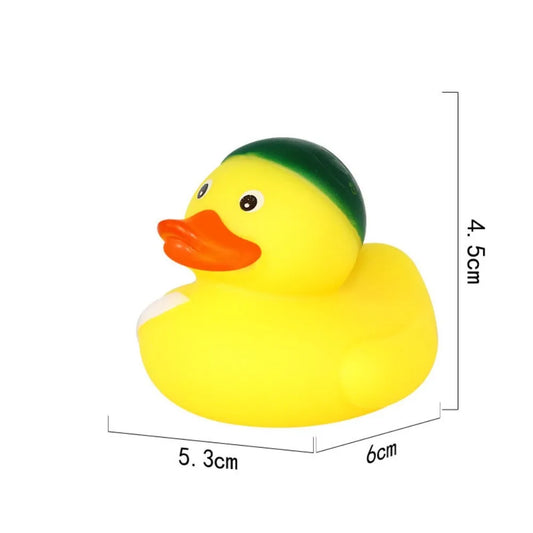 Kids Little Yellow Duck Toddler Toys Squeeze Sound Rubber Bath Toy Cute Water Toys Swimming Summer Outdoor Sport Accessories